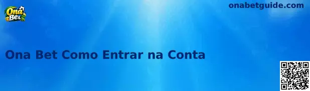 Interface de Login Ona Bet